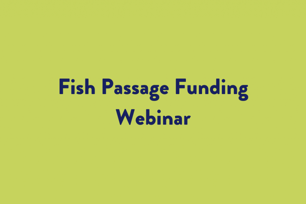 Fish Passage Funding